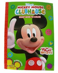 236x297 Disney Mickey Mouse Clubhouse Big Fun Book To Color ~ Big Silly - Mickey Mouse Painting Game