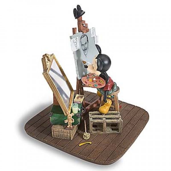 600x600 Self Portrait - Mickey Mouse Painting Walt Disney