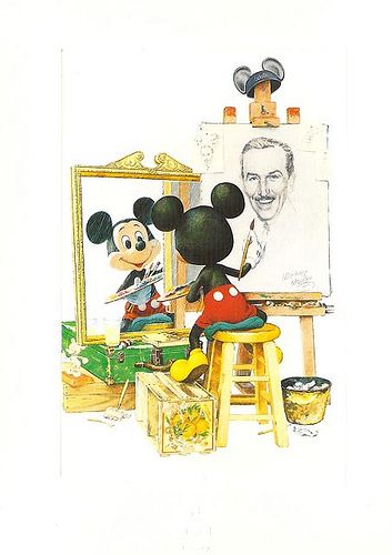353x500 The Big Cheese Walt Disney, Disney Pictures And Mice - Mickey Mouse Painting Walt Disney