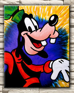 237x300 Mickey Mouse Disney Comic Cartoon Print Oil Painting Art Print - Mickey Painting