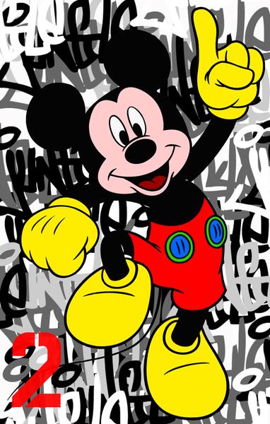 382x600 Stop - Mickey Painting