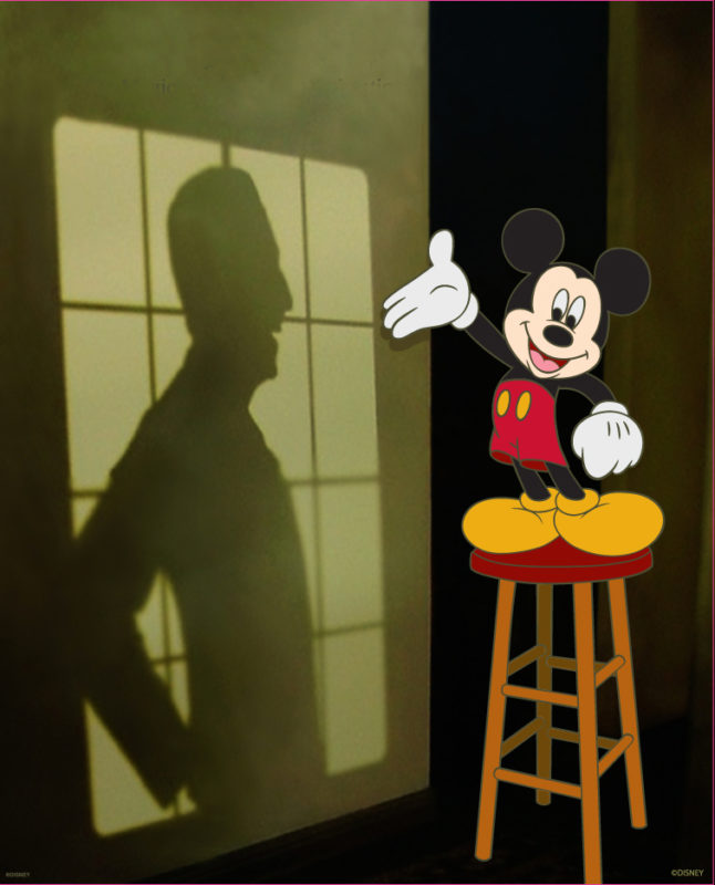 646x800 Walt Amp Mickey Ink Amp Paint Cel - Mickey Painting Walt Disney