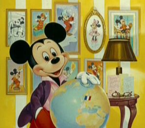 298x262 Walt Mickey Painting Mickey Mouse Stands In His Office - Mickey Painting Walt Disney