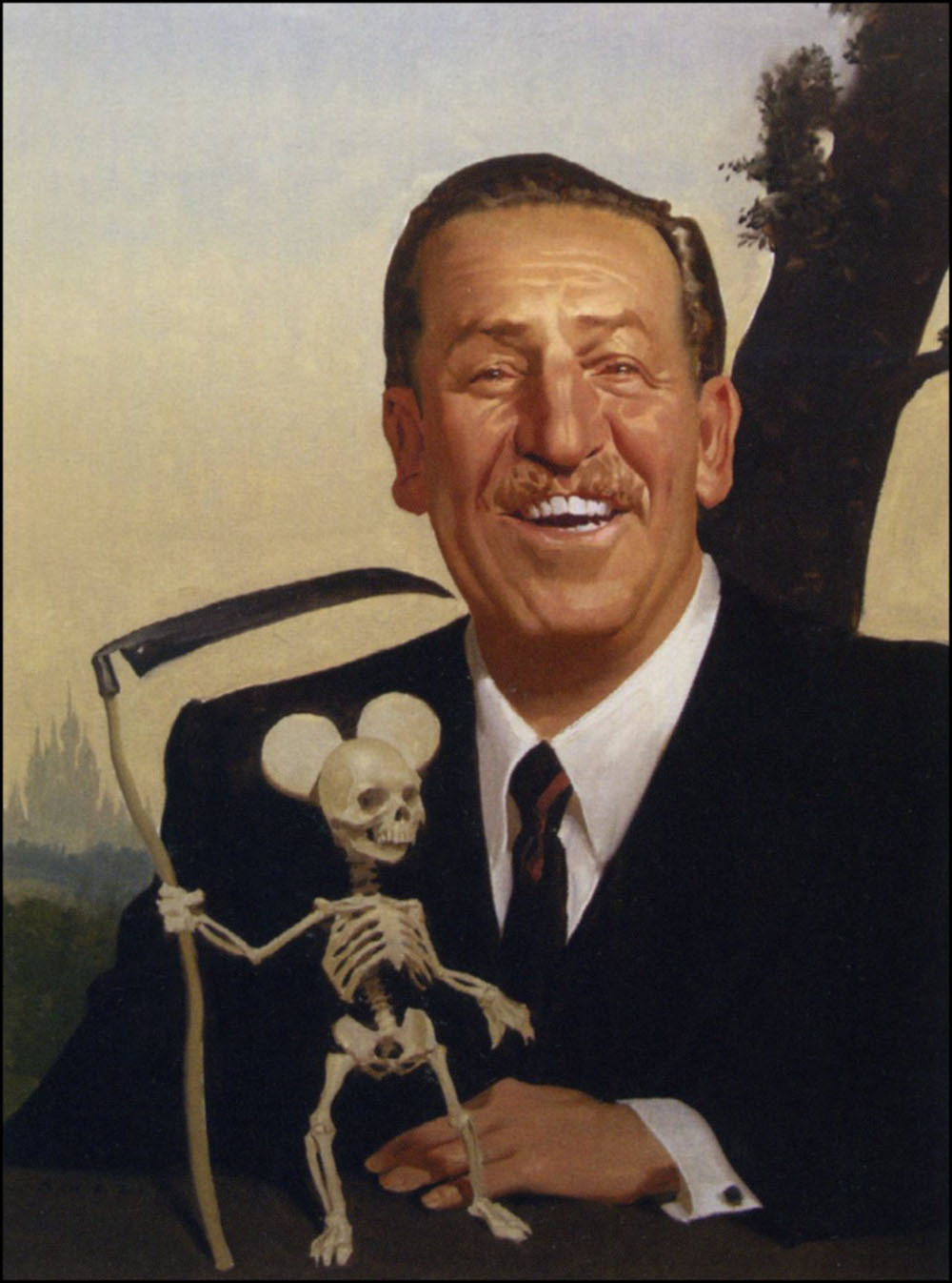 1000x1346 Daniel Adel Painted This Portrait Of Walt Disney Archie - Mickey Painting Walt Disney