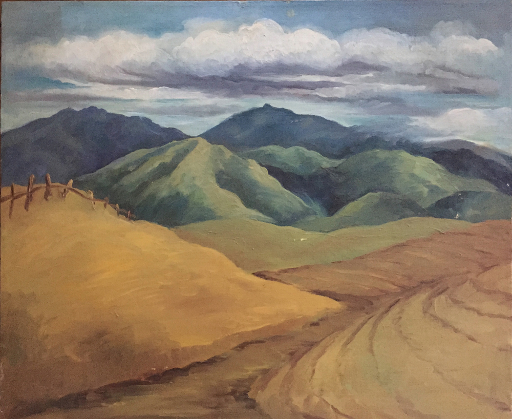 1000x818 Mid Century Oil California Landscape Will Frates Mgh Discovered Art - Mid Century Landscape Painting