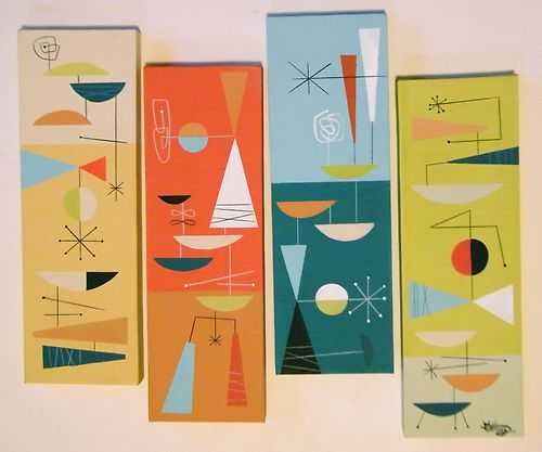 500x417 54 Best Mid Century Modern Images On Design Of Mid - Mid Century Modern Painting