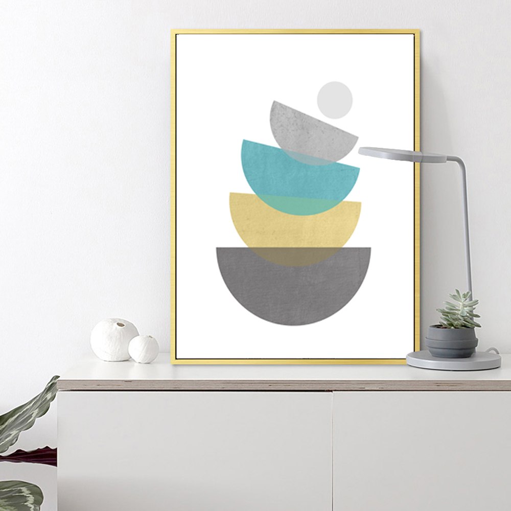 1000x1000 Canvas Printable Painting Scandinavian Print Mid Century Modern - Mid Century Modern Painting