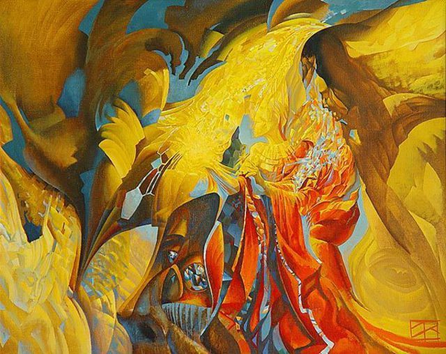 640x508 Oleg Lipchenko Artwork Midas Touch Original Painting Oil - Midas Touch Painting