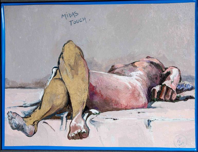 770x591 Saatchi Art Midas Touch Painting By Tudor Nicolau - Midas Touch Painting