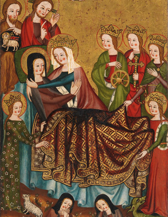 340x440 Germanisches Nationalmuseum German Panel Painting Of The Late - Middle Ages Painting