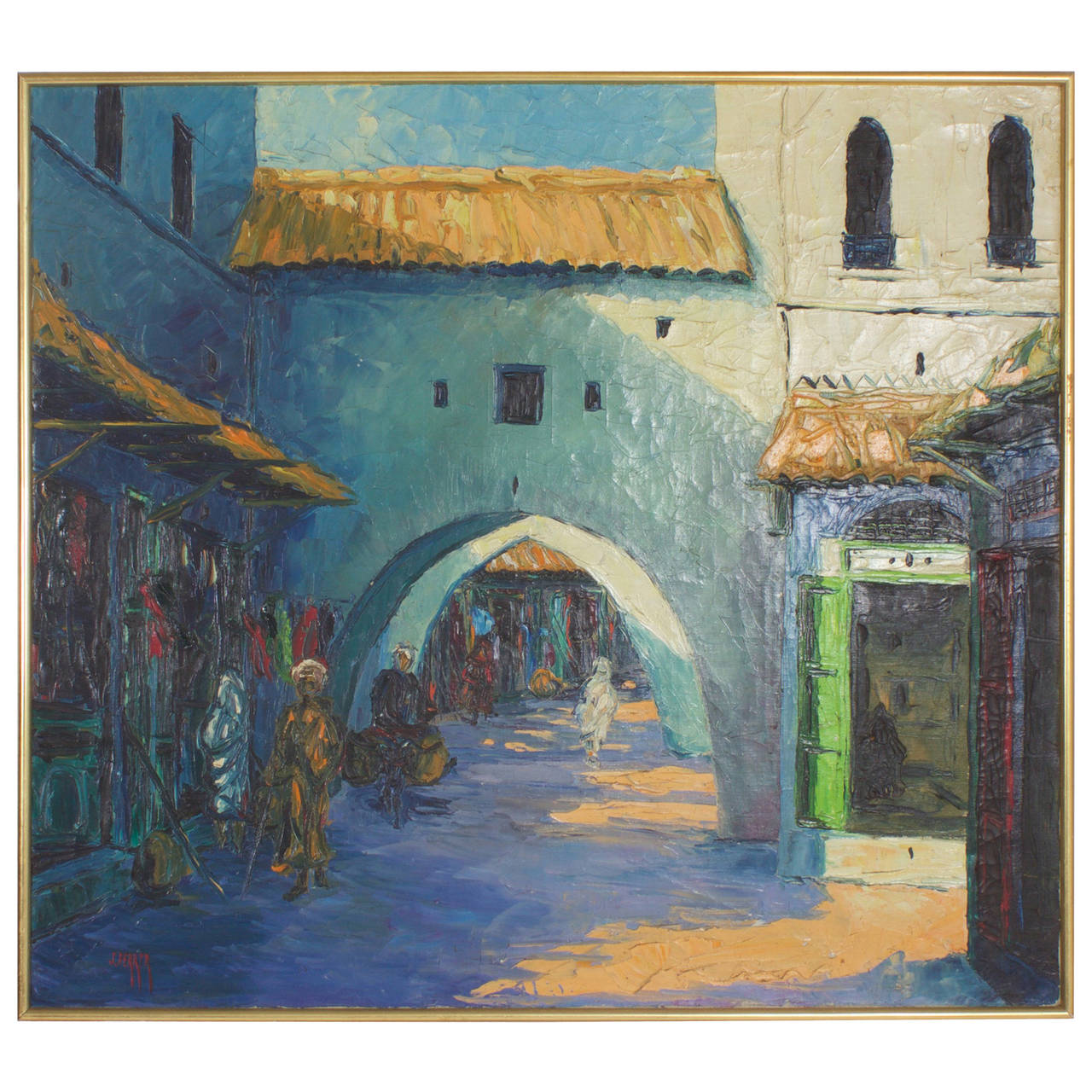 1280x1280 Middle Eastern Building Painting For Sale - Middle Eastern Painting