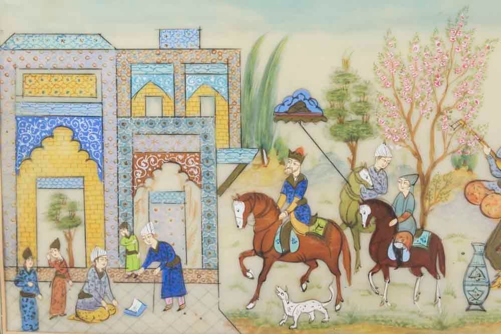 1000x667 Middle Eastern Painting On Bone - Middle Eastern Painting