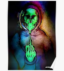 210x230 Middle Finger Painting Amp Mixed Media Posters Redbubble - Middle Finger Painting