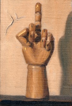 235x349 Painting A Day T. J. Murphy Wooden Artist's Model Hand - Middle Finger Painting