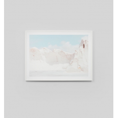 380x380 Middle Of Nowhere Print, Salt Sky, 111x82cm, White Frame Raw - Middle Of Nowhere Painting