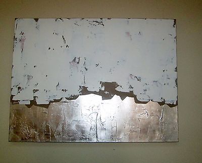 400x322 Middle Of Nowhere Painting Listed Artist Sarah Brooke Metallic - Middle Of Nowhere Painting