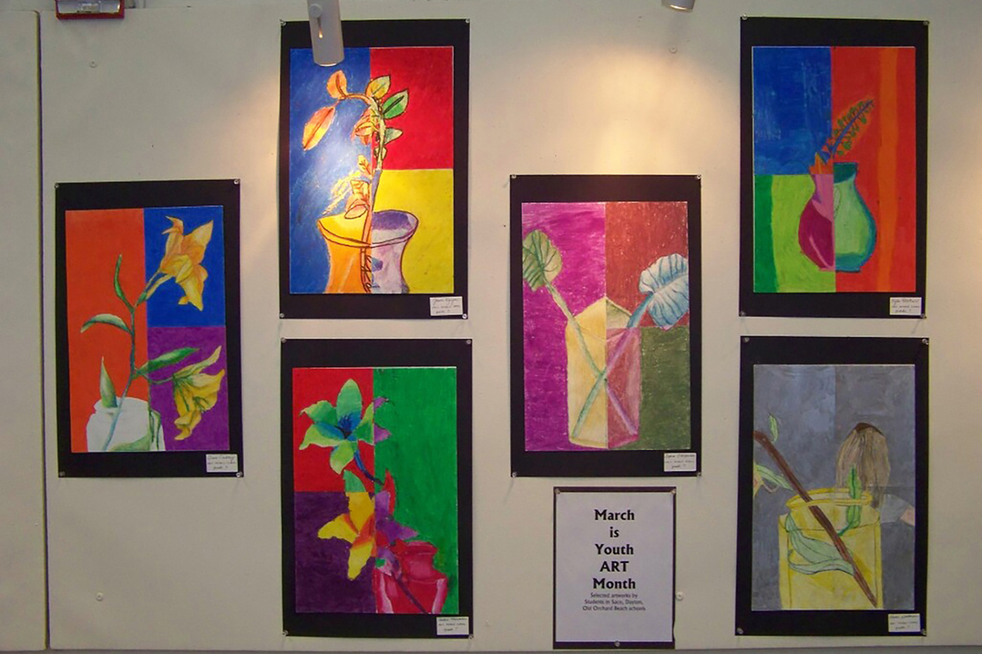 1400x933 Local K 8 Student Artwork On Display - Middle School Painting