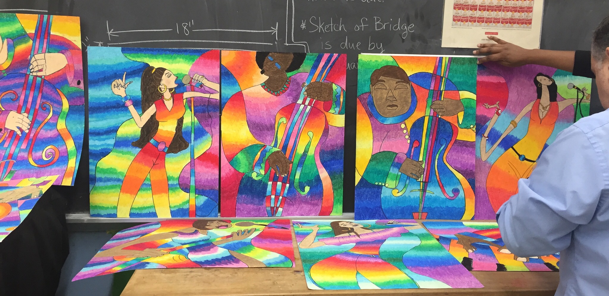 2048x996 Westbury Arts Collaborates With Westbury Middle School To Host - Middle School Painting