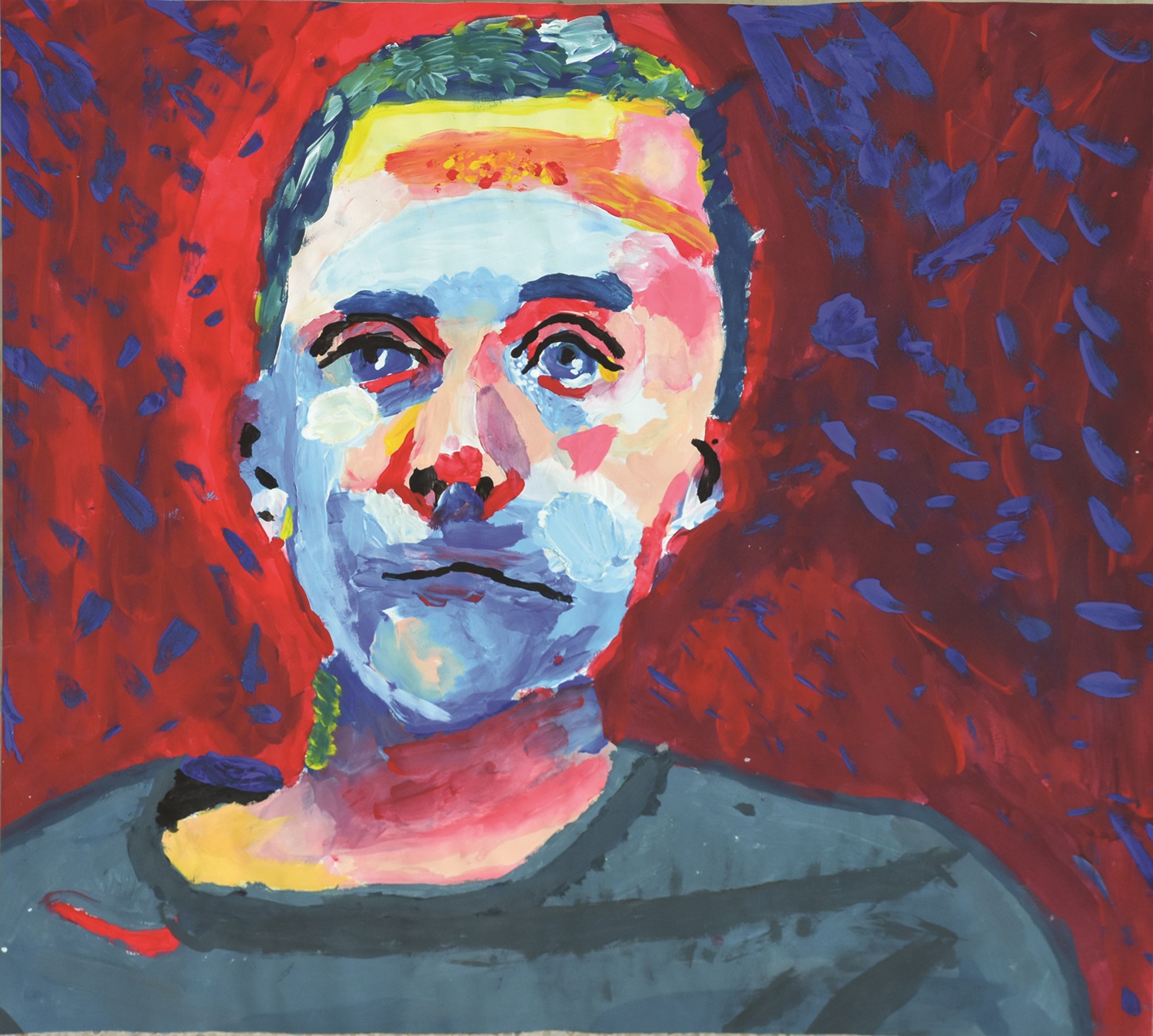 1500x1348 Youth Art Month Exhibition Middle School Students - Middle School Painting