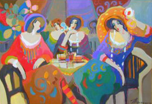 620x425 Midnight Cafe 2004 37x37 By Isaac Maimon - Midnight Cafe Painting