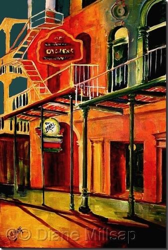 337x500 Midnight - Midnight Cafe Painting