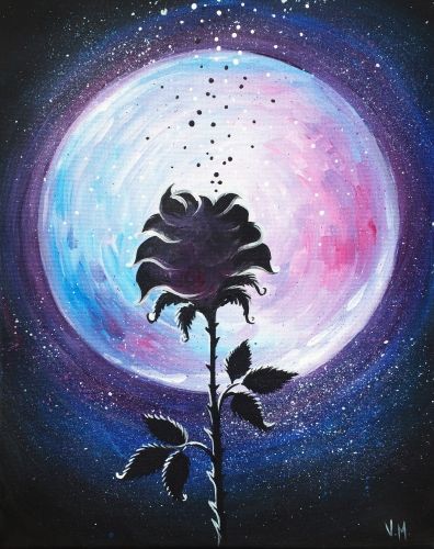 396x500 Midnight Rose - Midnight Painting