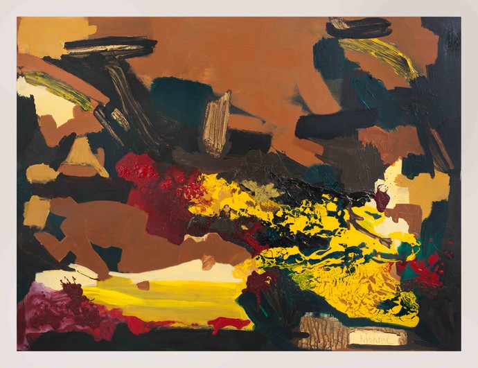 690x531 Midnight Sun 3 By Artist Rashmi Khurana Impressionism, Painting - Midnight Painting