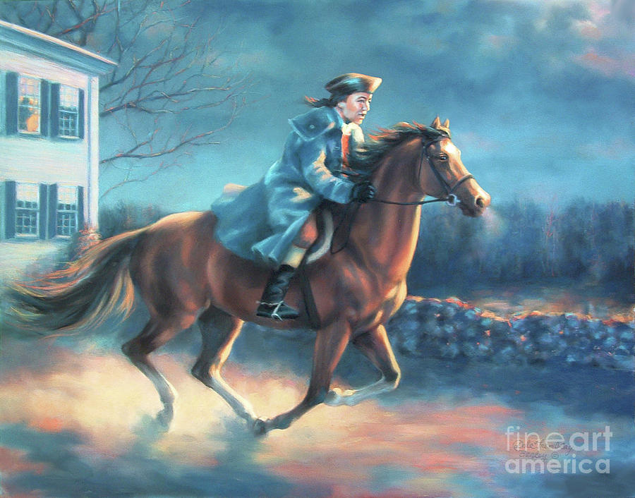 900x706 The Midnight Ride Of Paul Revere Painting By Dale Tremblay - Midnight Ride Of Paul Revere Painting