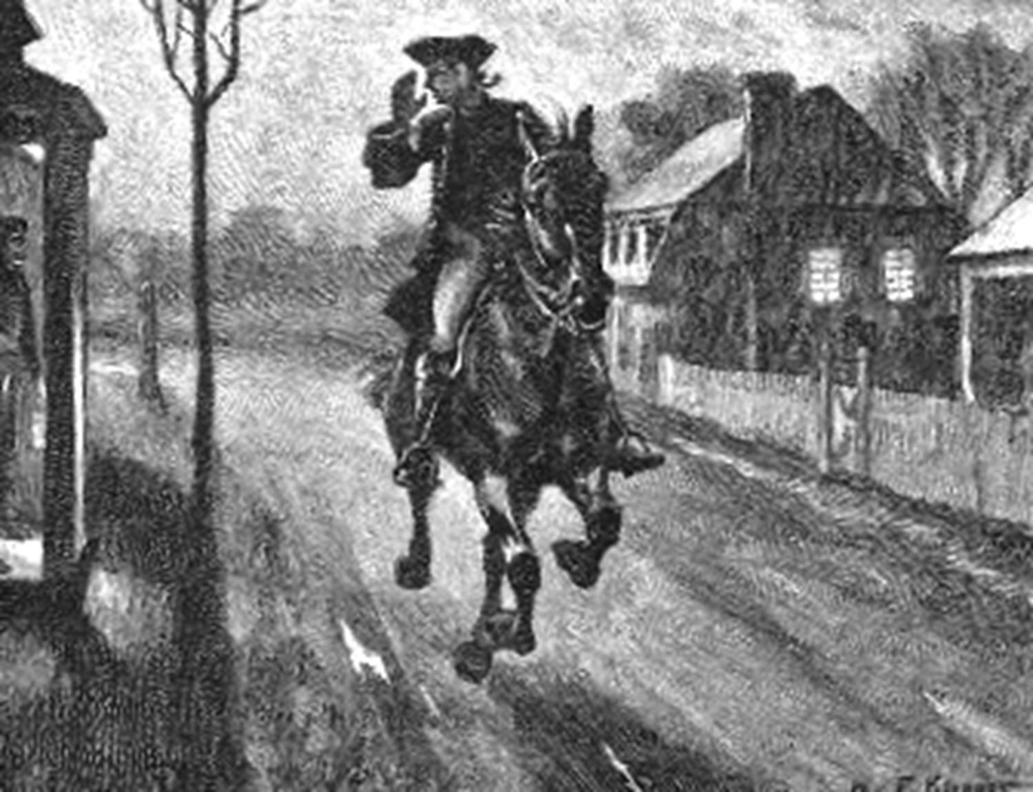 1500x1150 Readingstreetunit2 Midnight Ride Of Paul Revere - Midnight Ride Of Paul Revere Painting