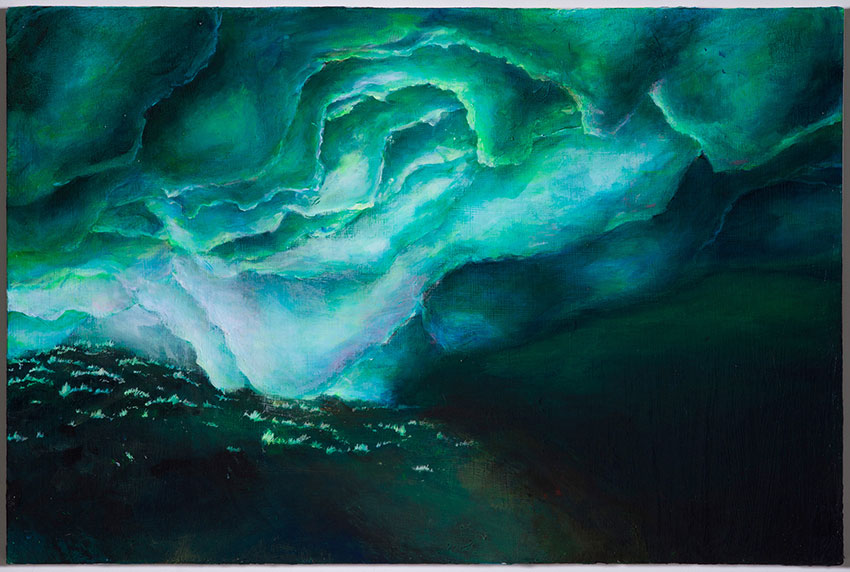 850x572 Lily Simonson - Midnight Sun Painting