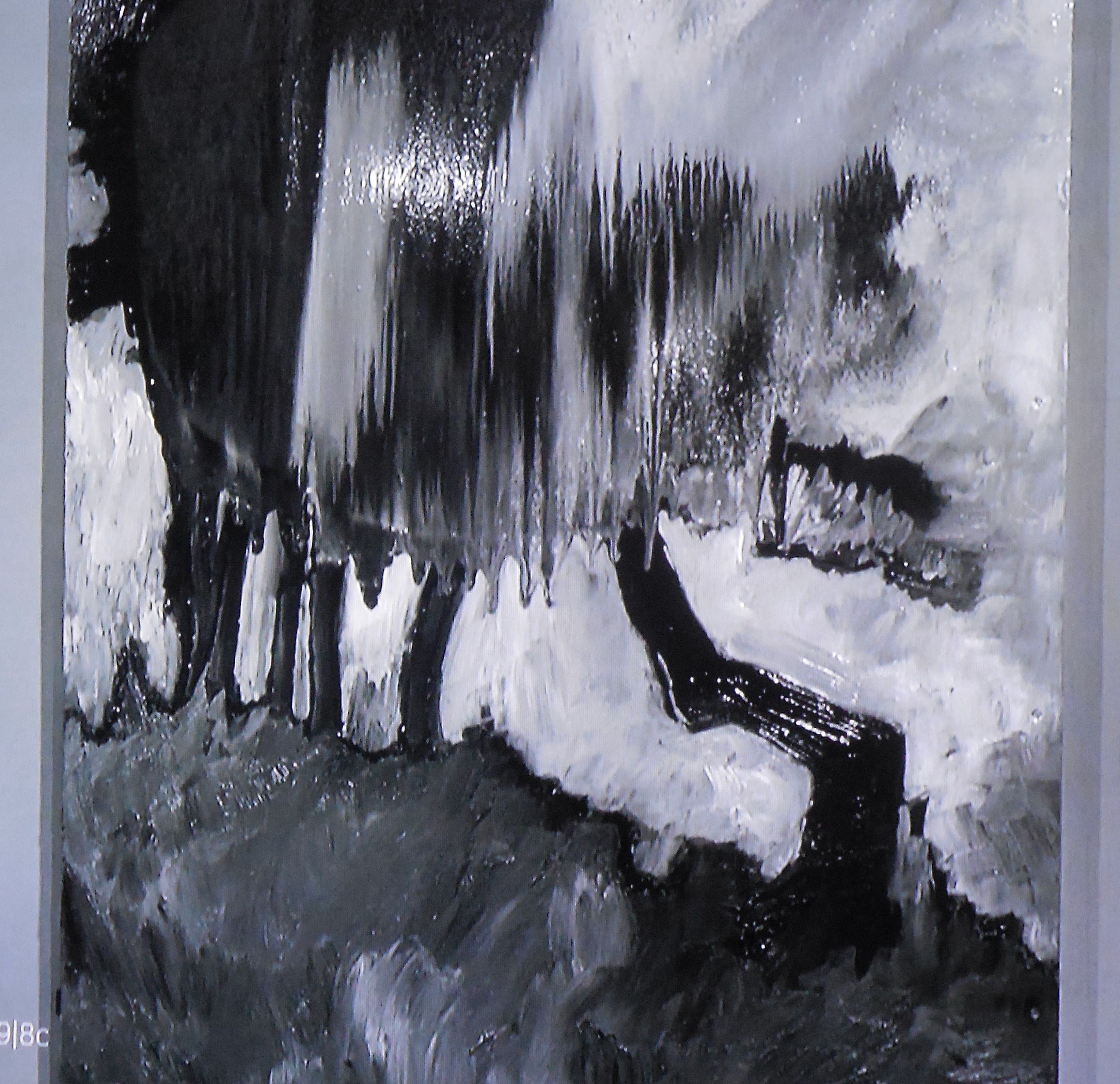 3289x3182 Norma Dreams That Extreme Heat Melts Painting. - Midnight Sun Painting