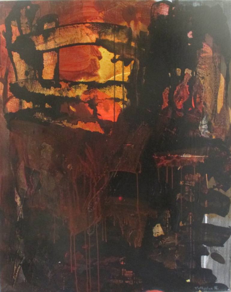 770x972 Saatchi Art Midnight Sun Painting By Catherina Kouninioti - Midnight Sun Painting