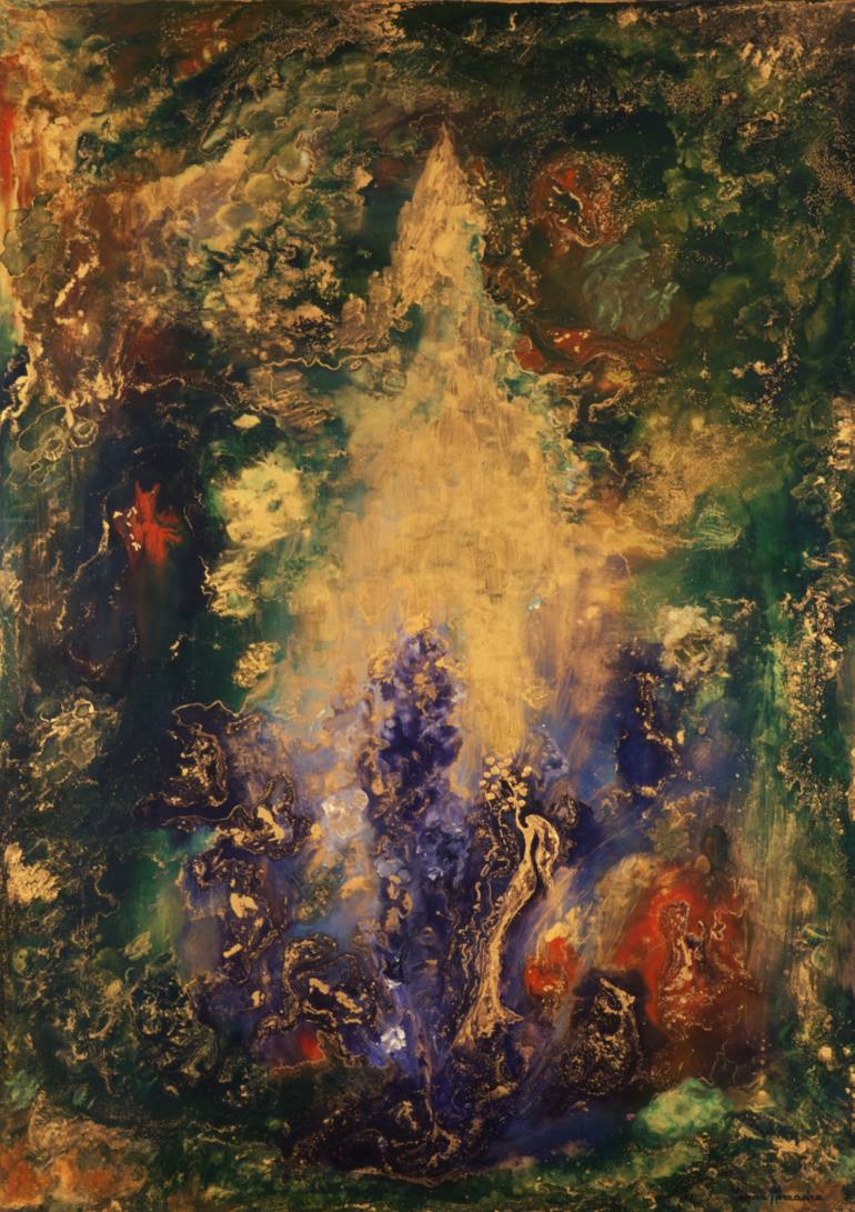 770x1091 Saatchi Art A Midsummer Night's Dream Painting By Marisa Mezzadra - Midsummer Night Painting