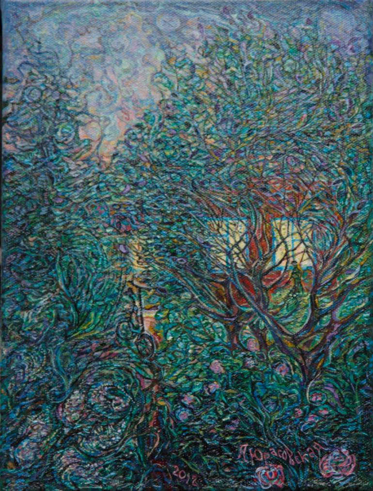 770x1013 Saatchi Art Midsummer Night Painting By Anna Yurasovsky - Midsummer Night Painting