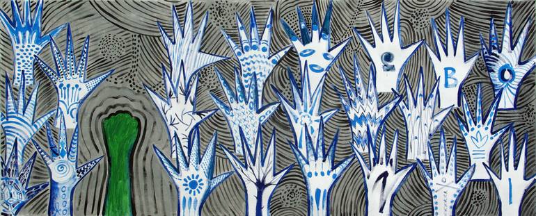 770x311 Saatchi Art A Midsummer Night's Dream Painting By Irina Besedina - Midsummer Nights Dream Painting