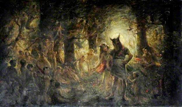 624x367 Paper Lantern A Midsummer Night's Dream Paintings - Midsummer Nights Dream Painting