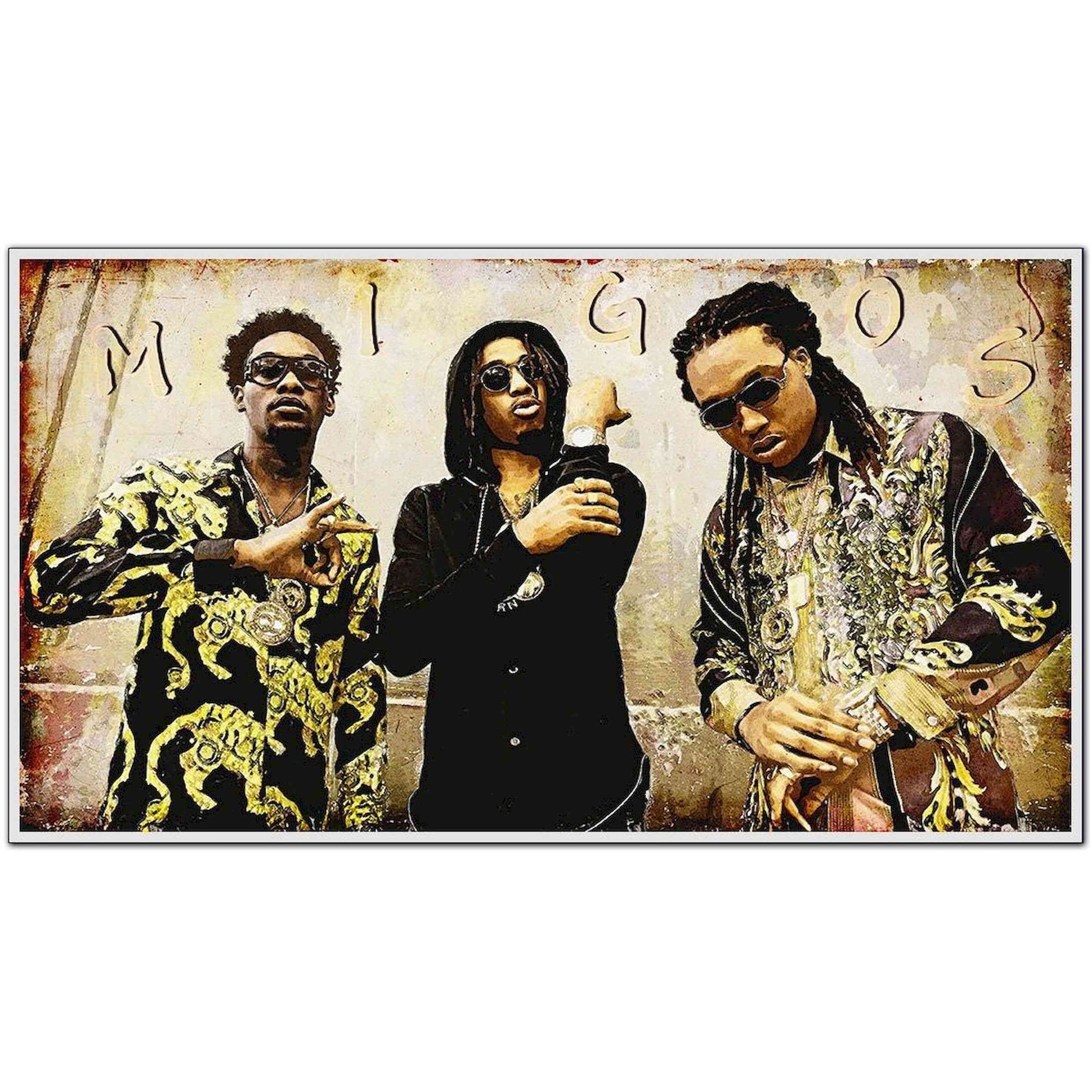 2480x2480 Migos Art Poster - Migos Painting