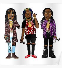 210x230 Migos Posters Redbubble - Migos Painting