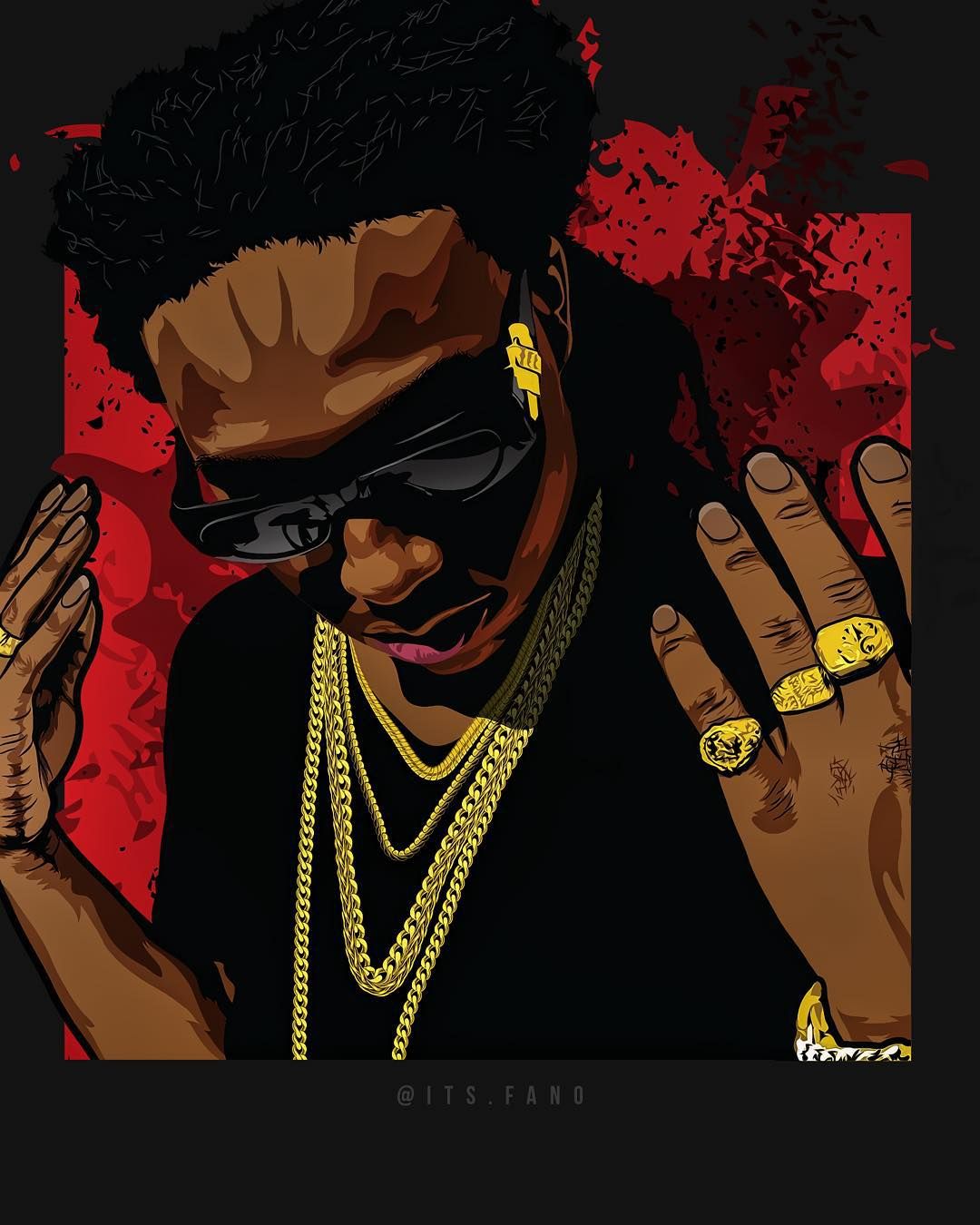 1080x1350 Takeoff Migos Art Fano! Supreme Wallpaper - Migos Painting