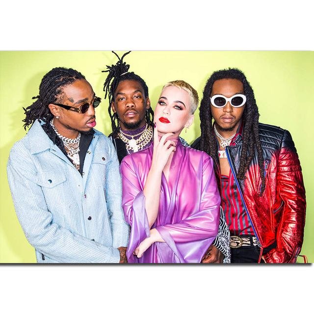 640x640 G3021 Katy Perry Migos Music Singer Star Rap Hip Hop A4 Art Poster - Migos Painting