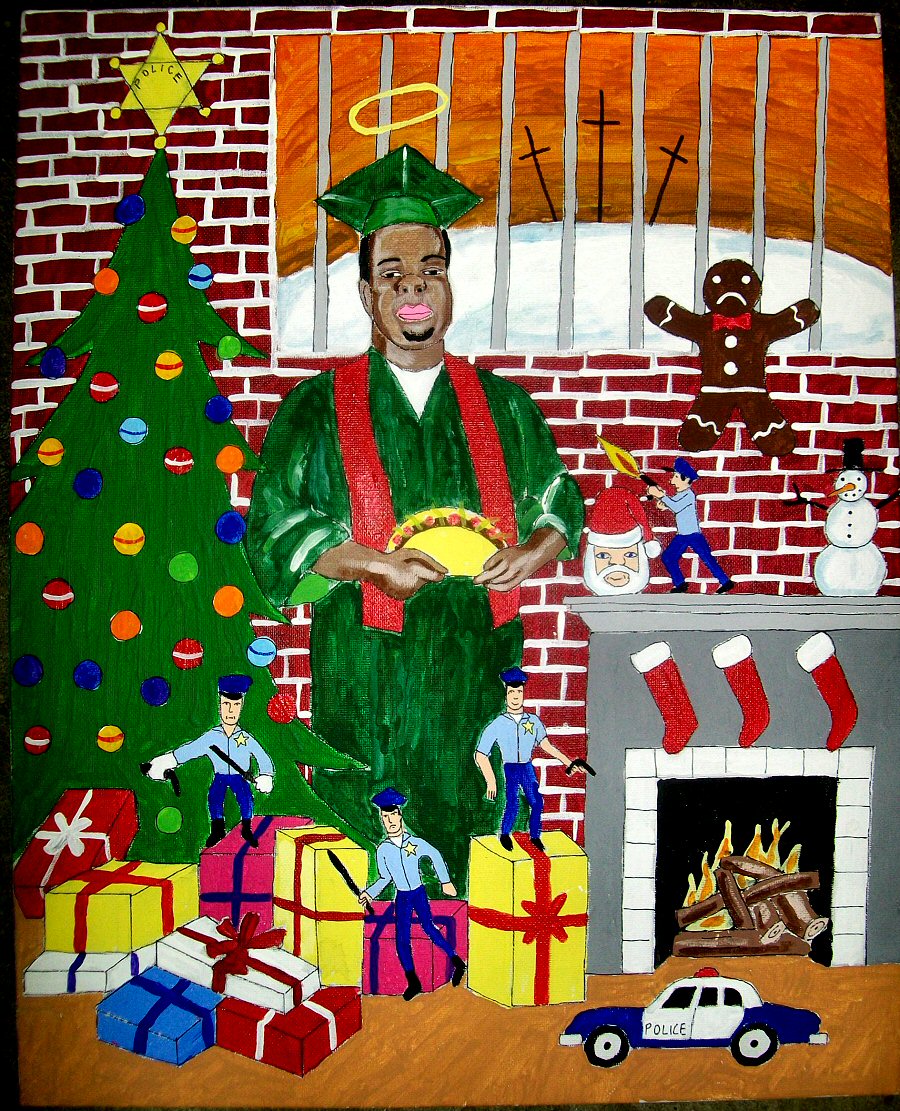 900x1111 Michael Brown Taco Werewolf.uno - Mike Brown Painting