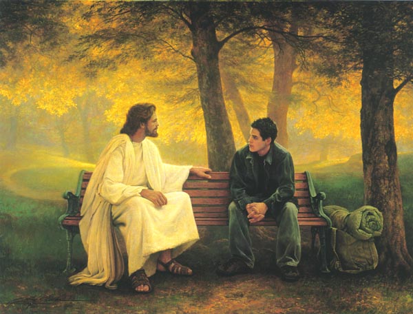 600x456 Jesus Lost And Found Olsen T. M. - Mike Olsen Painting