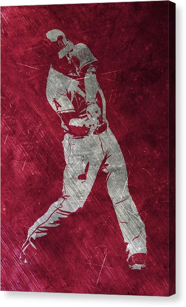 376x622 Mike Trout Art Fine Art America - Mike Olsen Painting