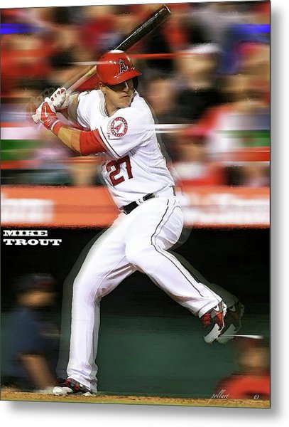407x600 Mike Trout Art Fine Art America - Mike Trout Painting