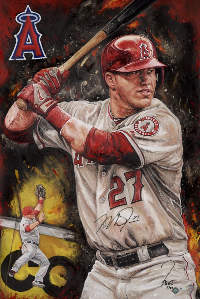 Mike Trout Painting at Explore collection of Mike