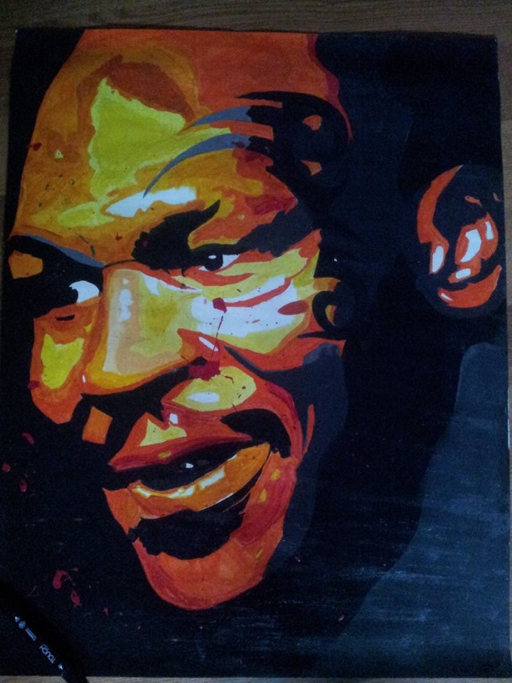 720x960 Mike Tyson Pop Art By Carlosrios5162 - Mike Tyson Painting