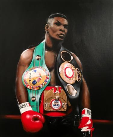 Mike Tyson Painting at PaintingValley.com | Explore collection of Mike ...