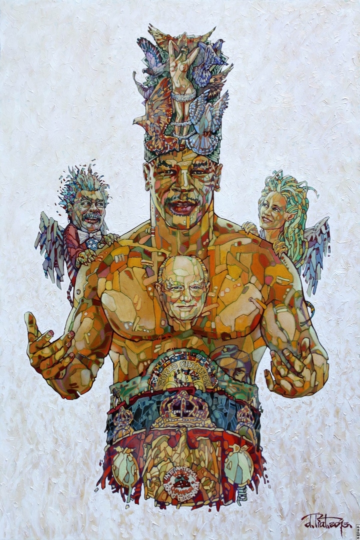 720x1079 Photo Russian Artist Paints Tribute To Mike Tyson - Mike Tyson Painting