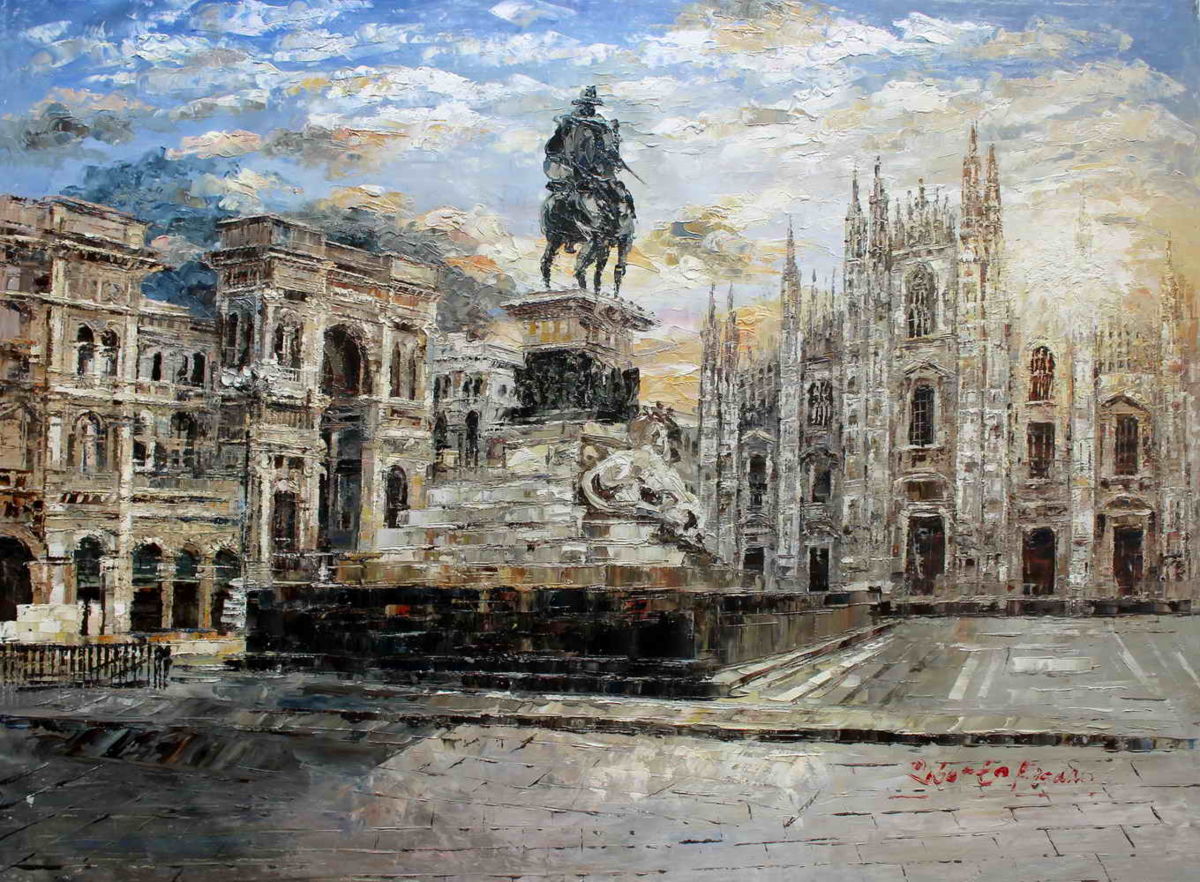 1200x882 Milan Cathedral (Roberto Fisano) - Milano Painting