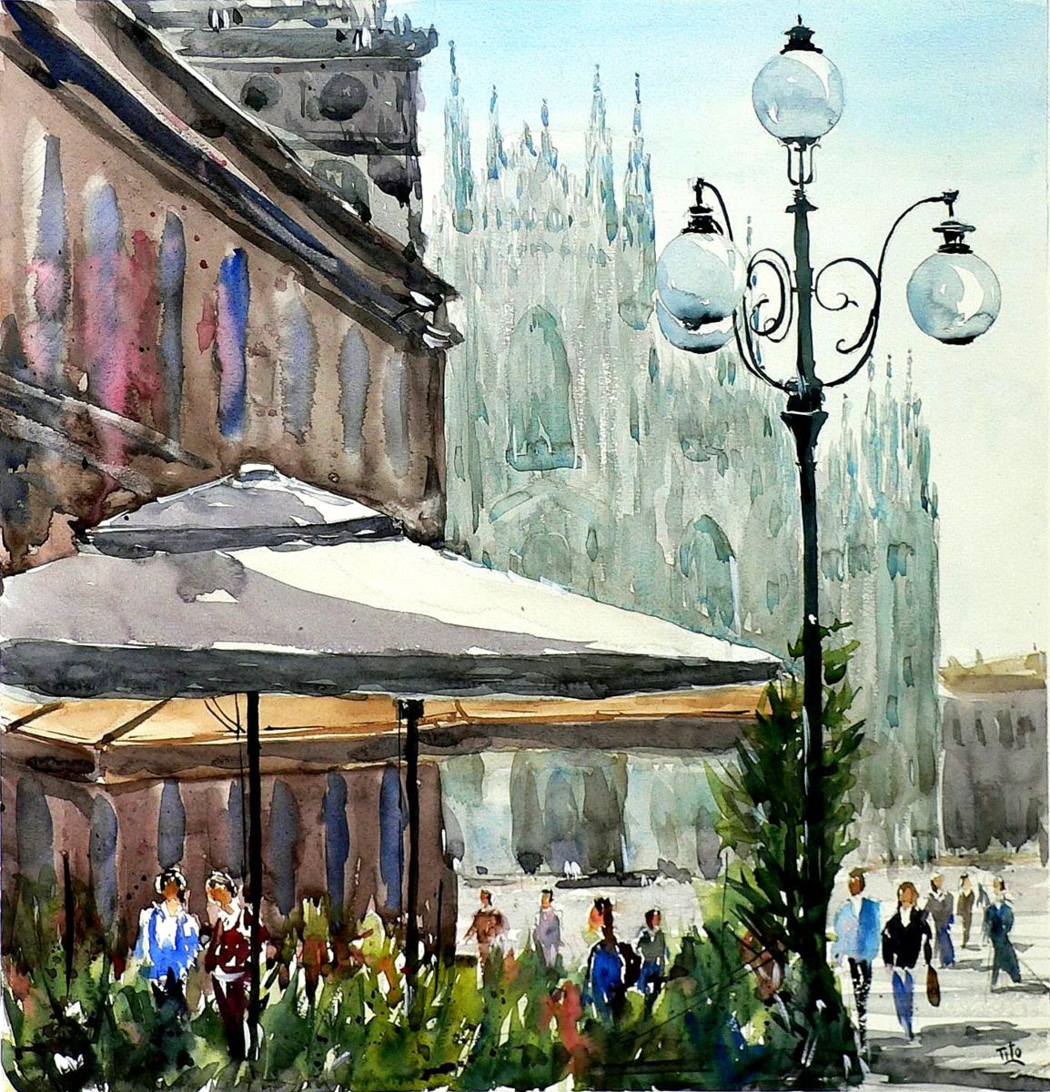 1154x1200 Milano (Tito Fornasiero) - Milano Painting